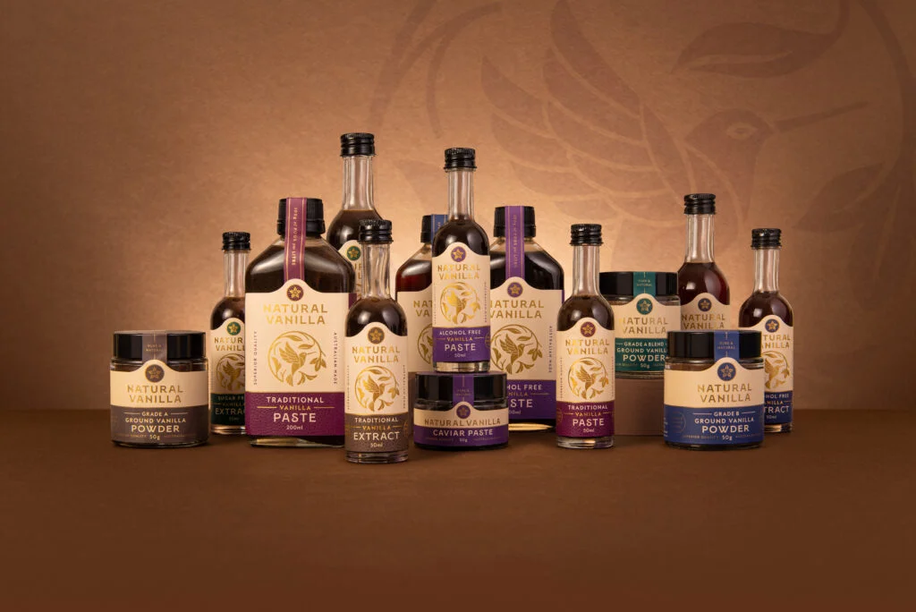 Natural Vanilla Store - Liquid Vanilla Product Range